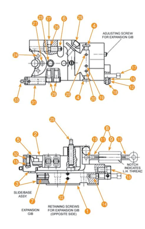 131-EG SERIES TOOL SLIDE