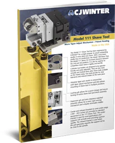 Model 111 Shave Tool Brochure