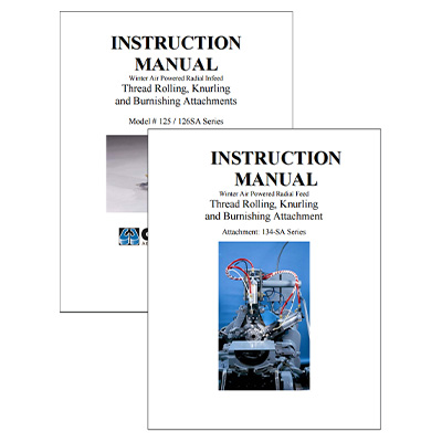 Instruction Manual Booklet