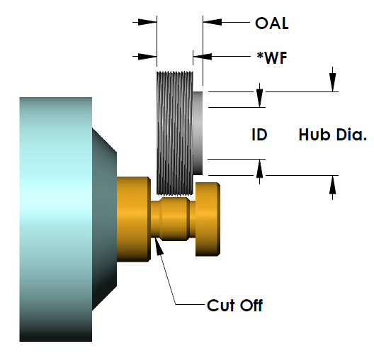WF-2 Taper Pipe Attachment