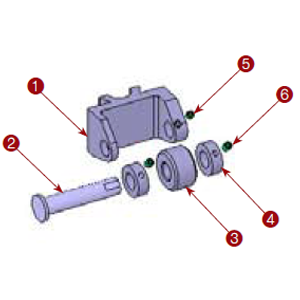 111-20 Center Roll Holder Assembly