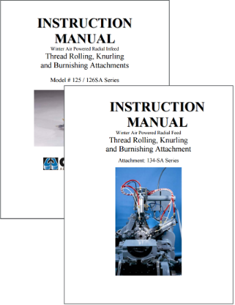 Attachment Manuals